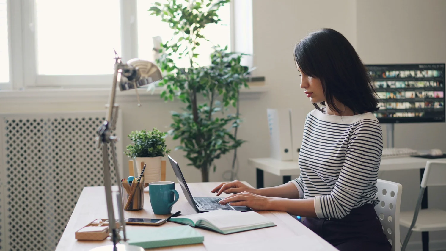Tax and financial documents on a workspace